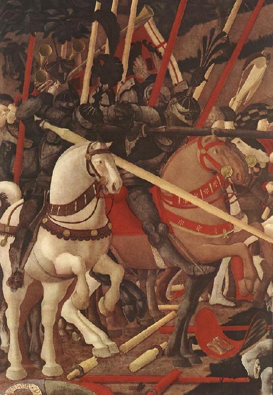 UCCELLO, Paolo Bernardino della Ciarda Thrown Off His Horse (detail) wt